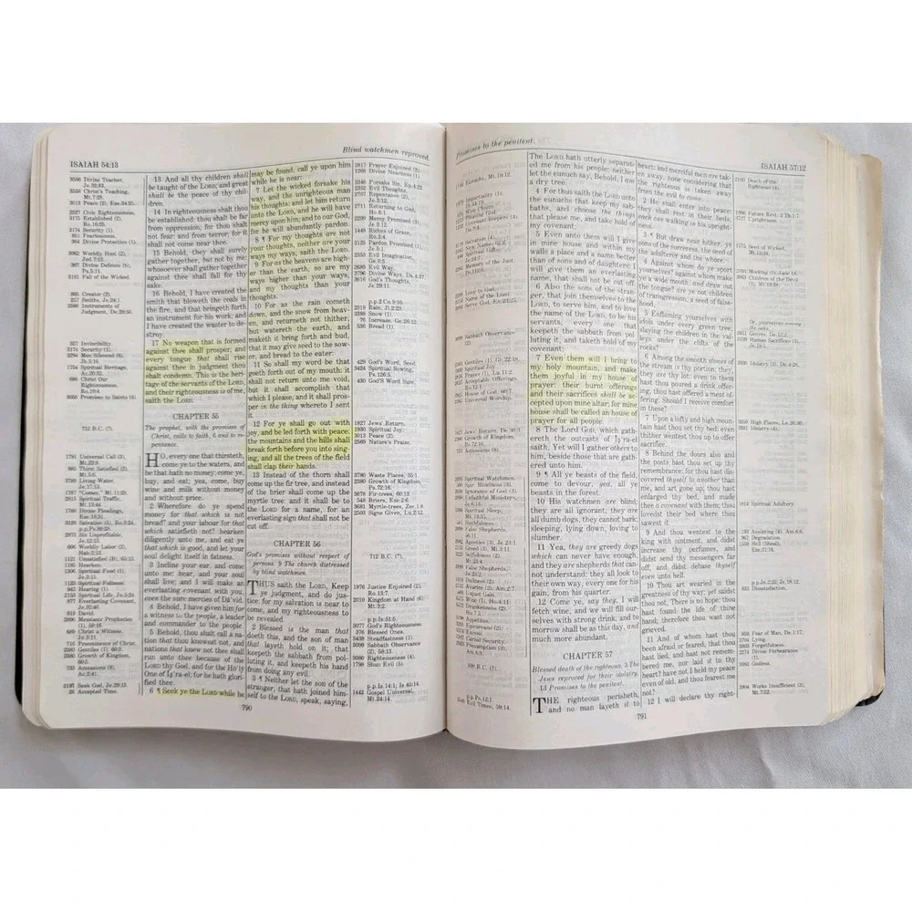 KJV Thompson Chain Reference Bible Fifth Improved Edition 1988 Kirkbride Black